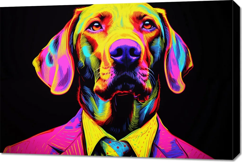 Quadro Moderno Astratto 90x60 Personalità Colorata | Home Decor Luxury