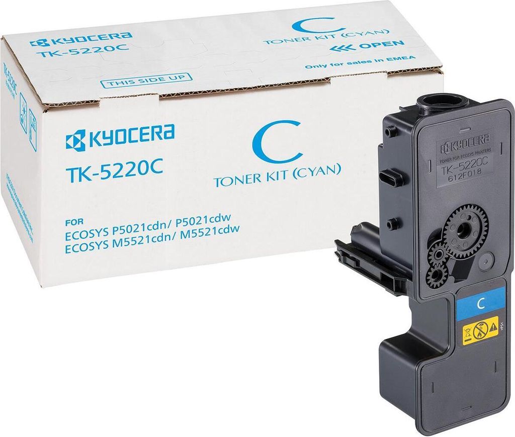 Kyocera TK 5220C - Cyan - Original - Tonerpatrone Produktbild 