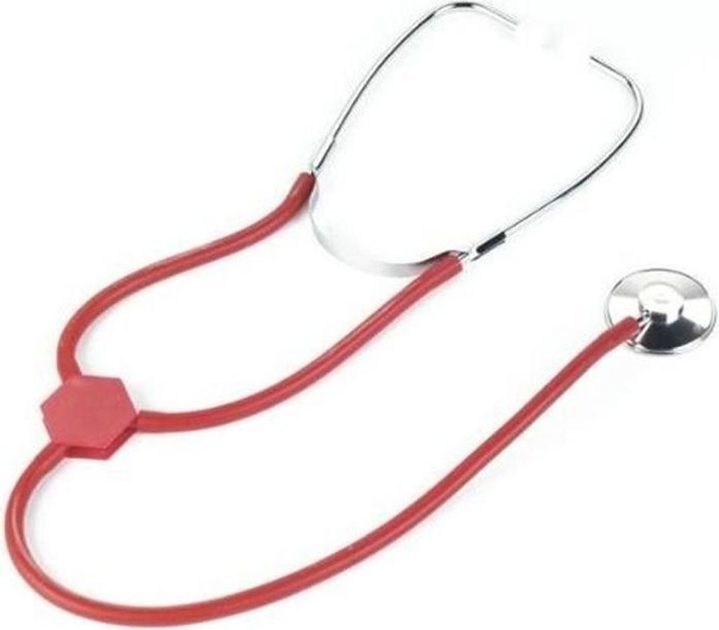 Spielzeug Stethoskop Metall Sonore Klein, Verstärkungsfunktion, 63 cm Länge, Medizinisches Spielzeug für Kinder 5+ Jahre
