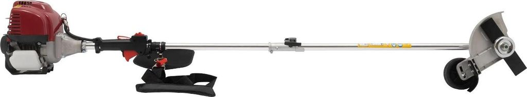 Freischneider & Rasentrimmer - Benzin 4-Takt - Motor 35,88 cm³ - Zweizahn-Schneidkopf - Ergonomisch - Leicht zu tragen - Rot