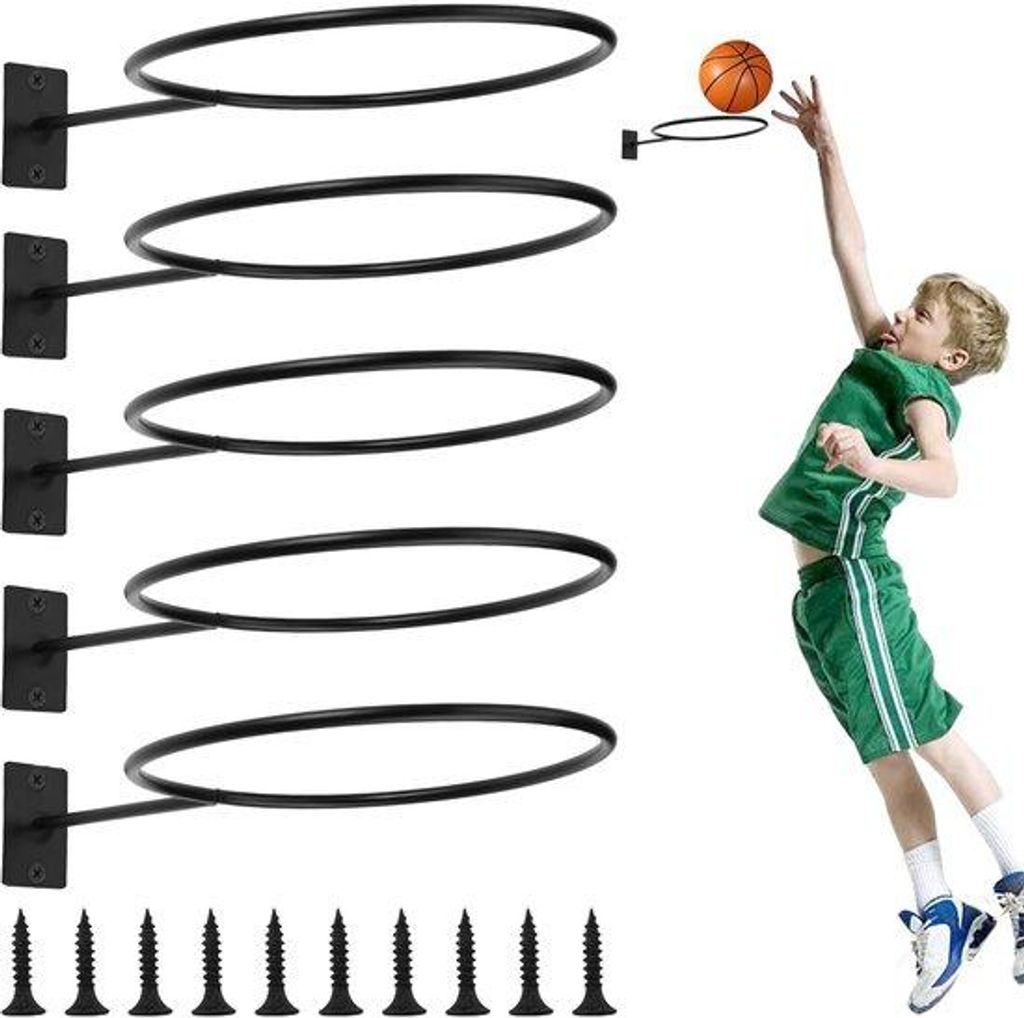 Soporte de pared para balones deportivos, con un diámetro Imagen del producto 