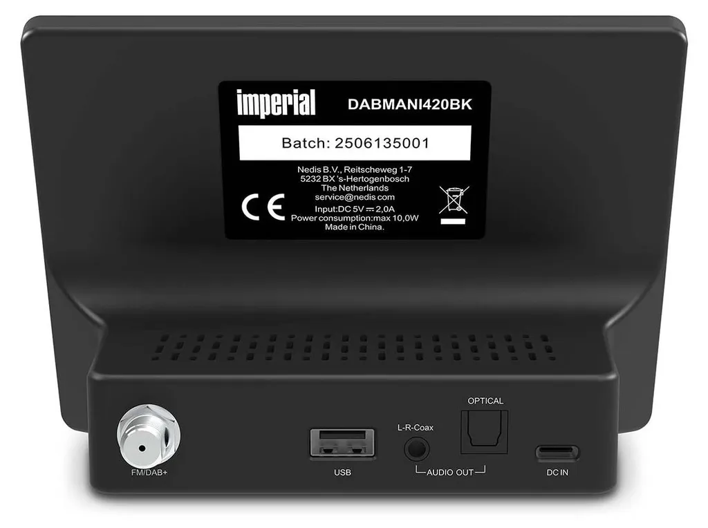 Radio Numérique DAB+ et Internet avec Bluetooth Intégré Format Compact - 3