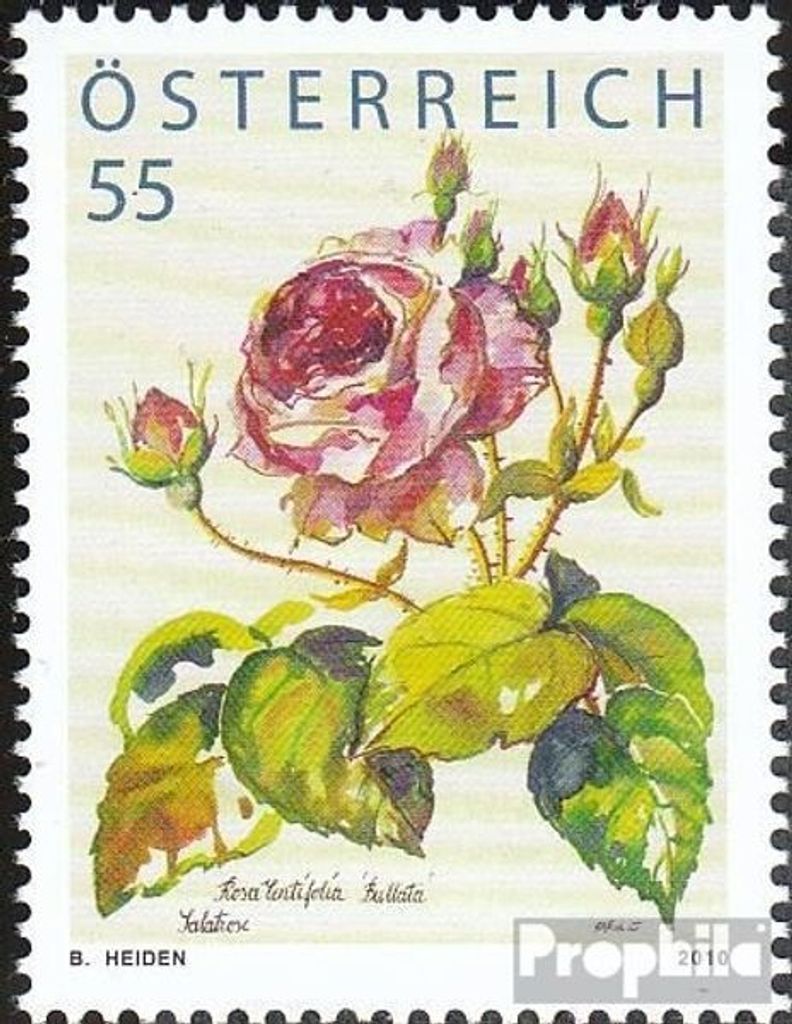 Briefmarken Österreich 2010 Mi 2888 (kompl.Ausg.) postfrisch Rose