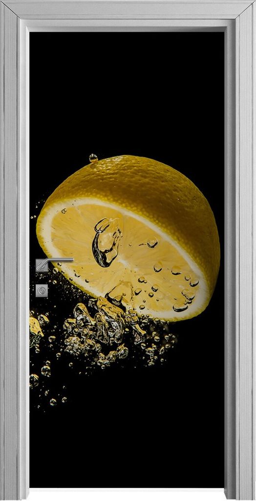 Tür Selbstklebende 90x210 cm Türfolie Türtapete Klebefolie - Früchte Spritzen