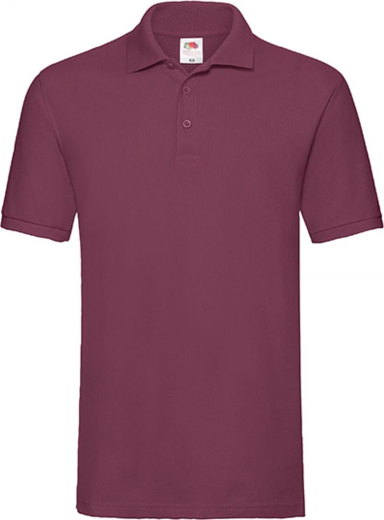 Fruit of the Loom 63-218-0 | Herren Premium Poloshirt - Farbe: Burgundy - Größe: L