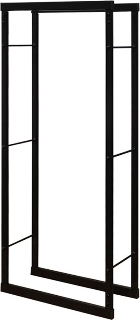 V2Aox Kaminholzständer Metall, Kaminholzregal innen, Holzständer Regal für Aufbewahrung von Kaminholz, Brennholz und Feuerholz