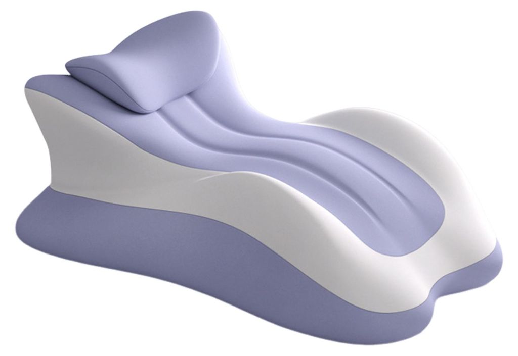 Paarkissen mit Memory-Schaumstoff, Brust- und Rückenentlastungskissen, ergonomisches Wellenkeilkissen für verschiedene Körperhaltungen im Bett, ...