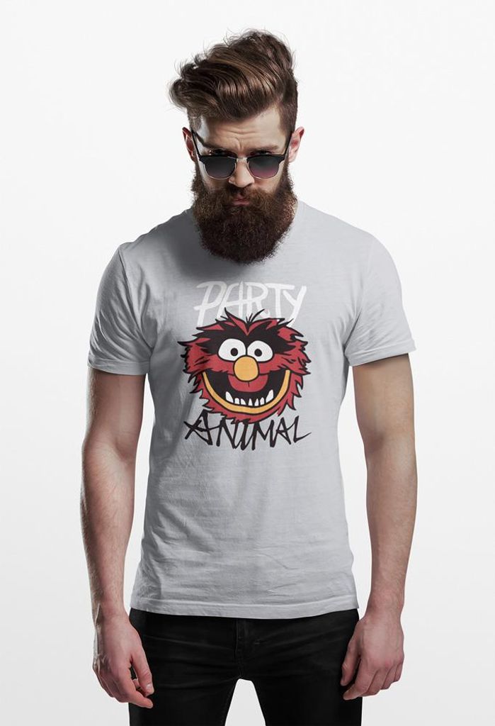 D&B 150 Uni Polo MO00095 Party Animal HellGrau-Größe XL