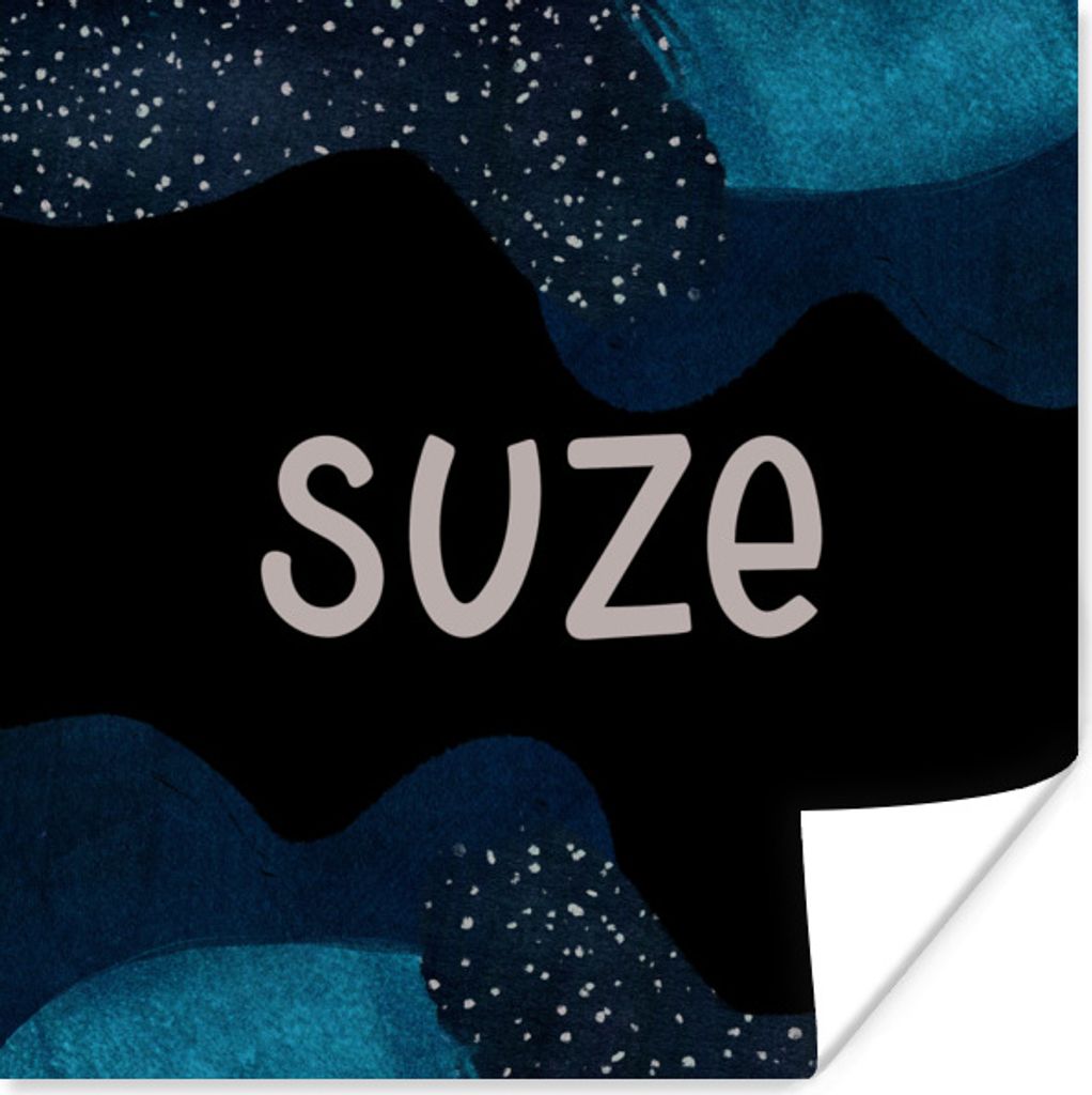 MuchoWow Poster Suze - Pastell - Mädchen 50x50 cm - Wohnzimmerdekoration