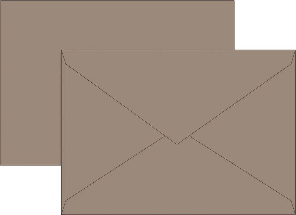 Enveloppe C5 Taupe BRUNNEN pour Courrier Administratif et Invitations