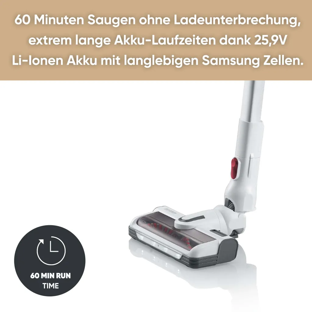 Aspirateur à main SEVERIN HV 7166 blanc : fini la poussière difficile - 35