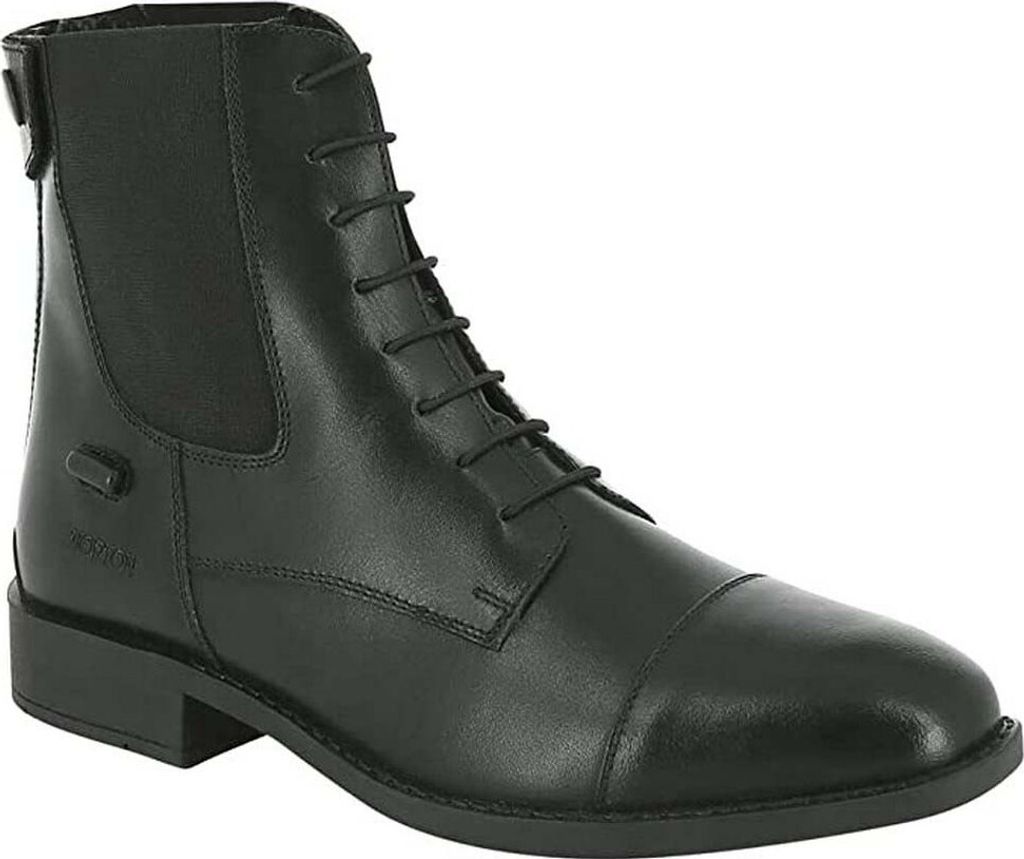 NORTON Lacets Schnürstiefelette, Farbe:Schwarz, Größe:44