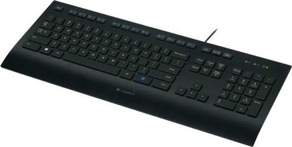 Logitech Corded K280e Clavier Filaire USB avec Disposition Nordique Noir