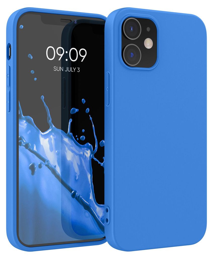 kwmobile Handyhülle für Apple iPhone 12 / iPhone 12 Pro Hülle - TPU Case - Kabelloses Laden - Schutzhülle Cover in Sea Breeze