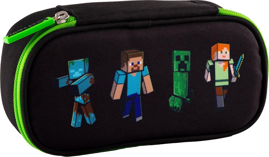 MINECRAFT, estuche para lápices de una sola compartimento, Imagen del producto 