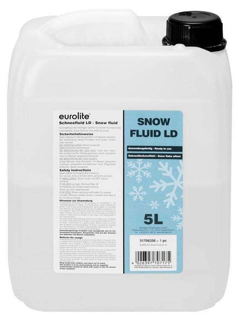EUROLITE płyn do śniegu LD, 5l Zdjęcie produktu 