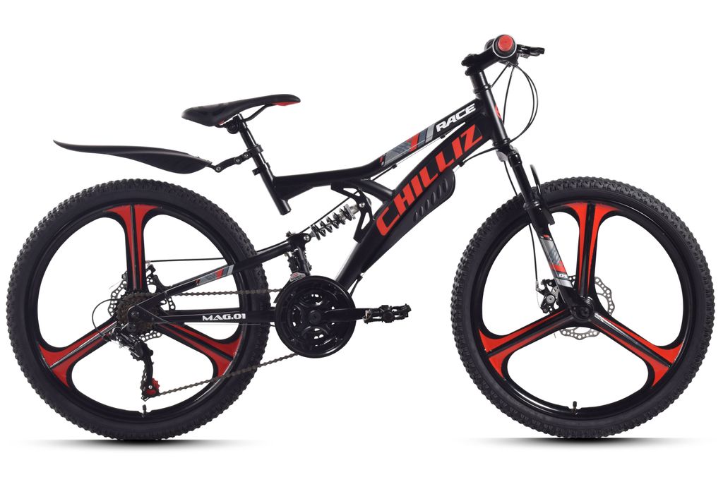 CHILLIZ Kinderfahrrad Fully 24 Zoll Rahmenhöhe 38 cm Mag Produktbild 