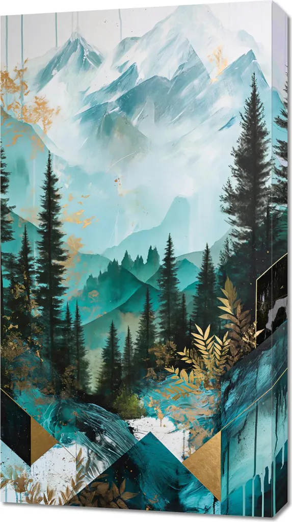 Tableau Image 50 x 90 cm Paysages traversés - Décoration Murale Salon