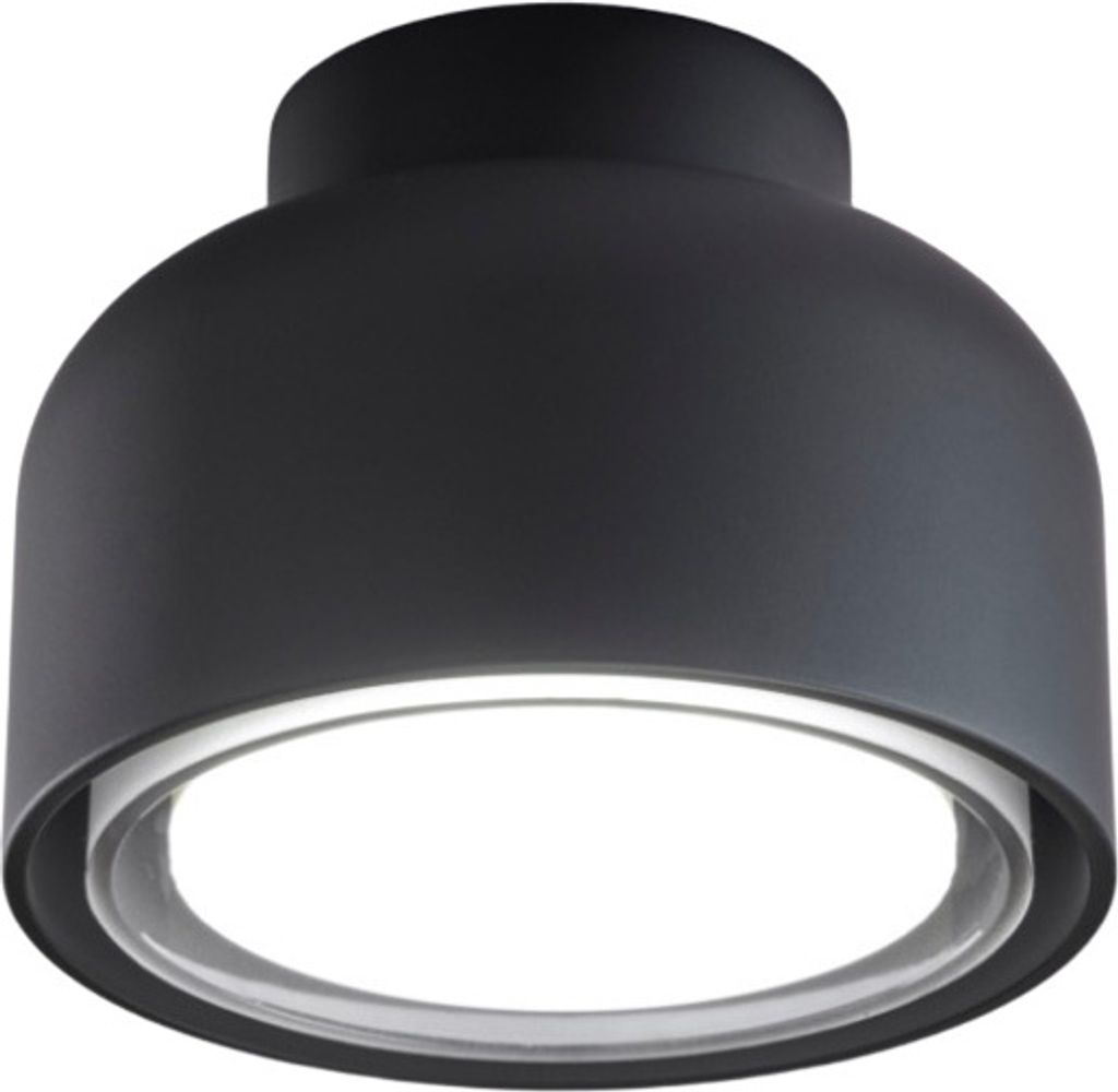 Nowoczesna lampa sufitowa BOTTONE w kolorze czarnym Zdjęcie produktu 