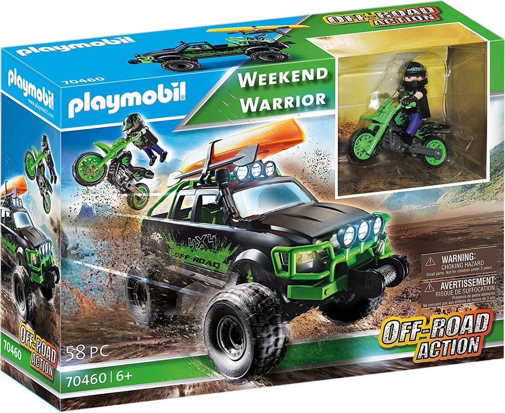 PLAYMOBIL 70460 - Camion d'action tout-terrain - Weekend Image du produit 