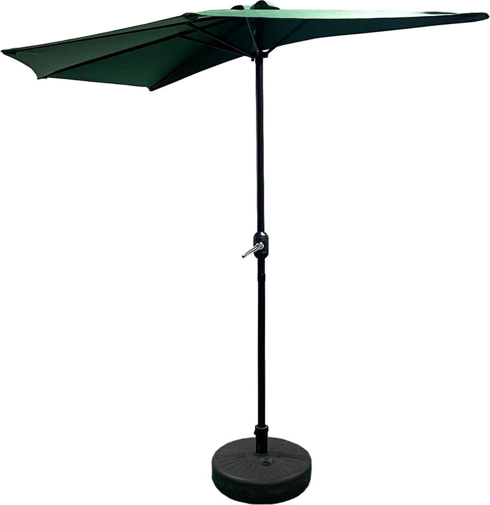 Aga Ombrellone semicircolare CLASSIC 270 cm Verde scuro Immagine del prodotto 