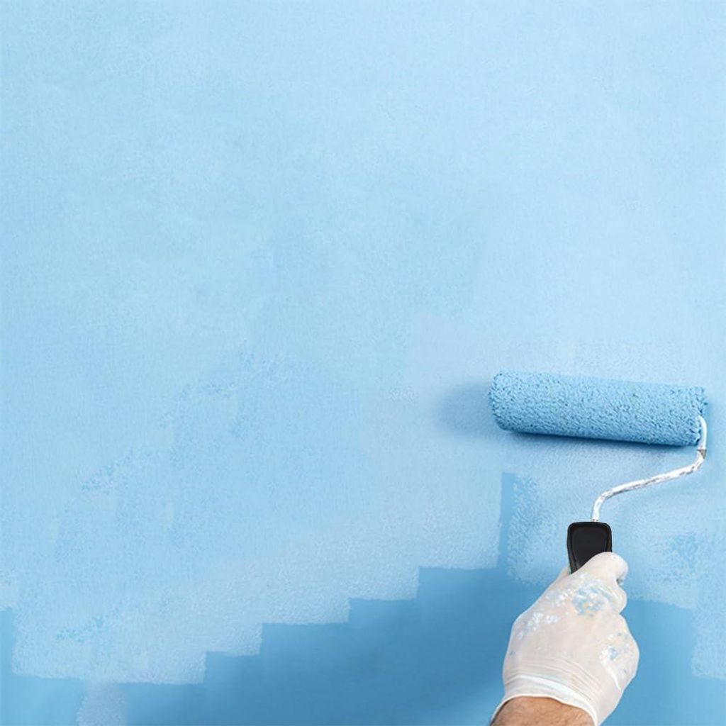 Farbroller- und Pinselset - Wandfarbe Roller Set - Geeignet für DIY-Nutzung in Werkstatt, Haus und Garten - Ideal zum Malen von Farbe oder Lack - 7