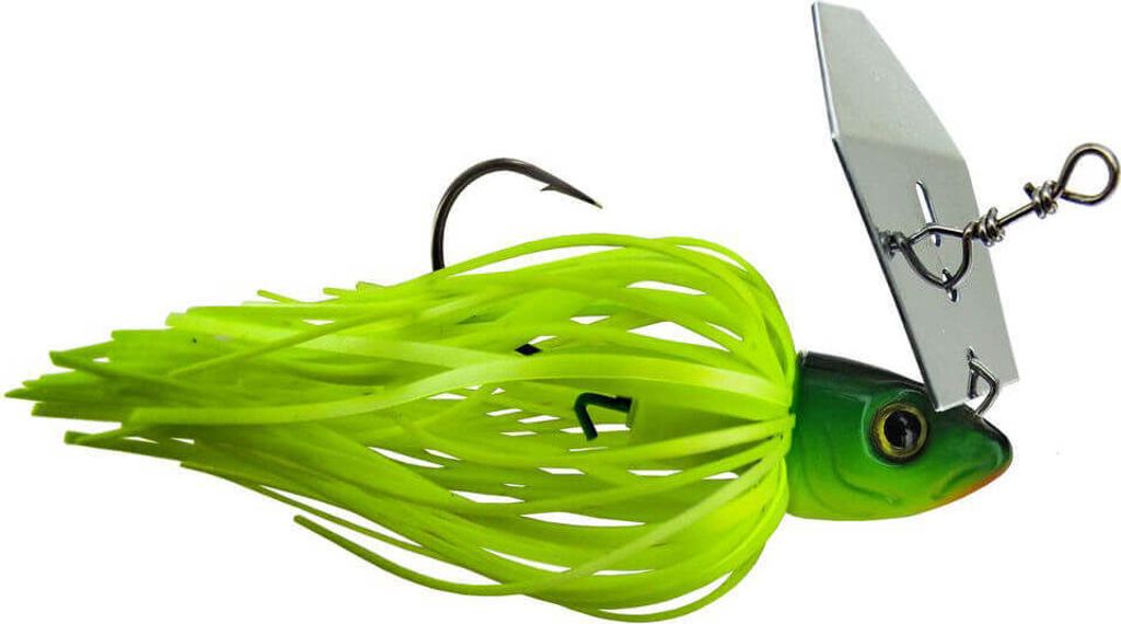 Jenzi Mini Chatter Bait Bladed Jig 5g Fluo-Yellow
