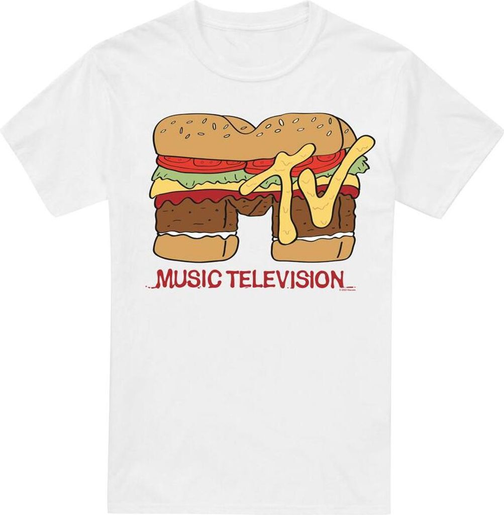 MTV - T-Shirt für Herren TV6315 (XL) (Weiß)