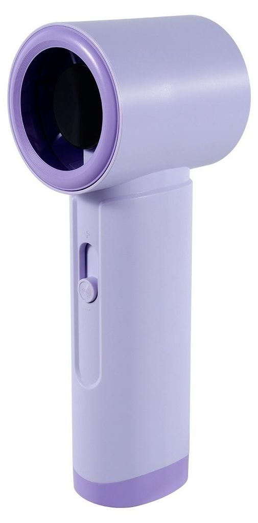 INF Digitaler Turbo-Handventilator LED ABS 13.5x5.3x4.3cm für Reise Violett