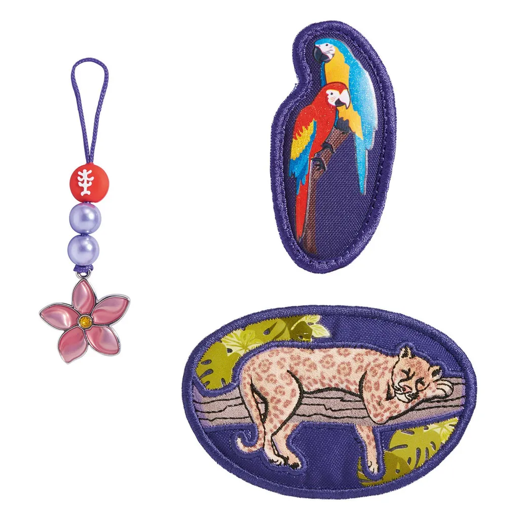 Set Magneti Zaino Step by Step Magic Mags - Jungle Cat Porpora