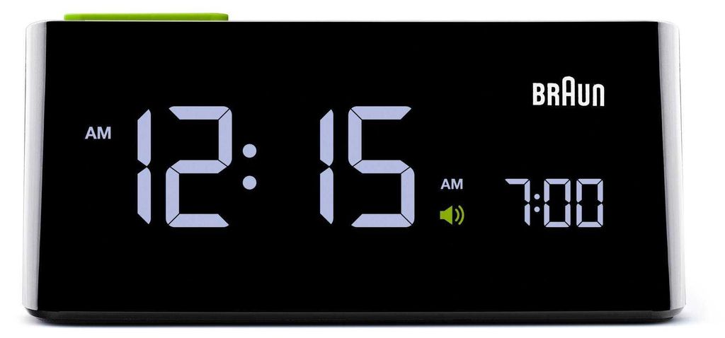 Braun BNC016, Digitaler Wecker, Schwarz, 12/24 h, LCD, 140 Produktbild 