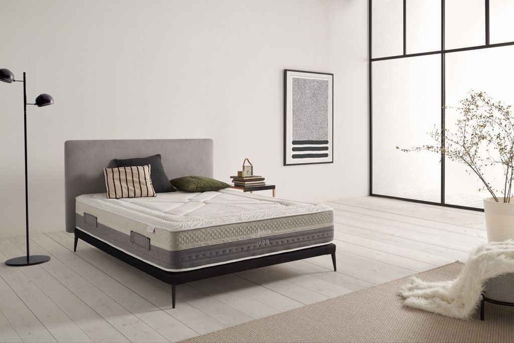 Homey Portanza Viskoelastische Matratze Sleep Pro – Wendbar (Winter-/Sommerseite), 20 Cm Dick, 150x200 Cm, Mittel-fest
