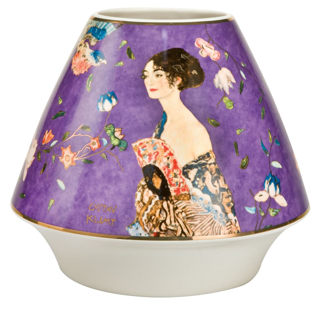 Goebel Gustav Klimt Artis Orbis AO P VA Dame mit Fächer 66500511