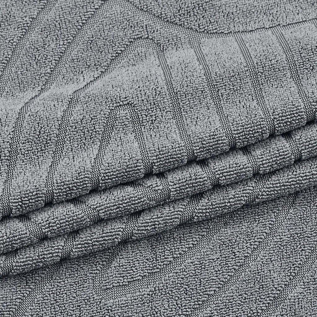 Set 4 Coprisedia Jacquard Grigio Impermeabili | Fodere Sedie Sala Pranzo - 8