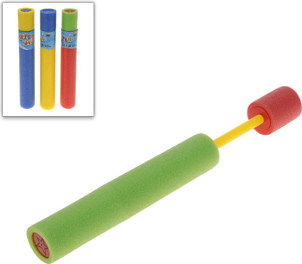 Pistolet A Eau Mousse ø5x44,5cm Couleurs Assorties. Euro/u Image du produit 