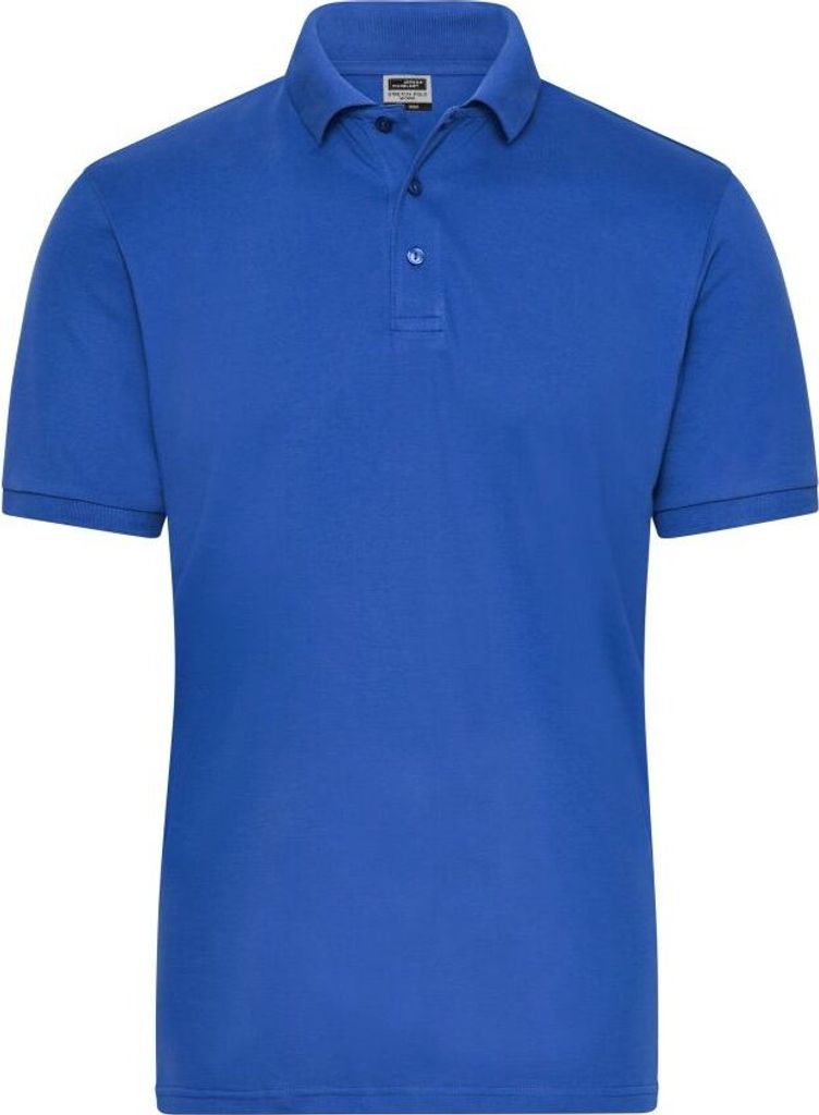 Polo aus weichem Elastic-Piqué royal, Gr. 5XL