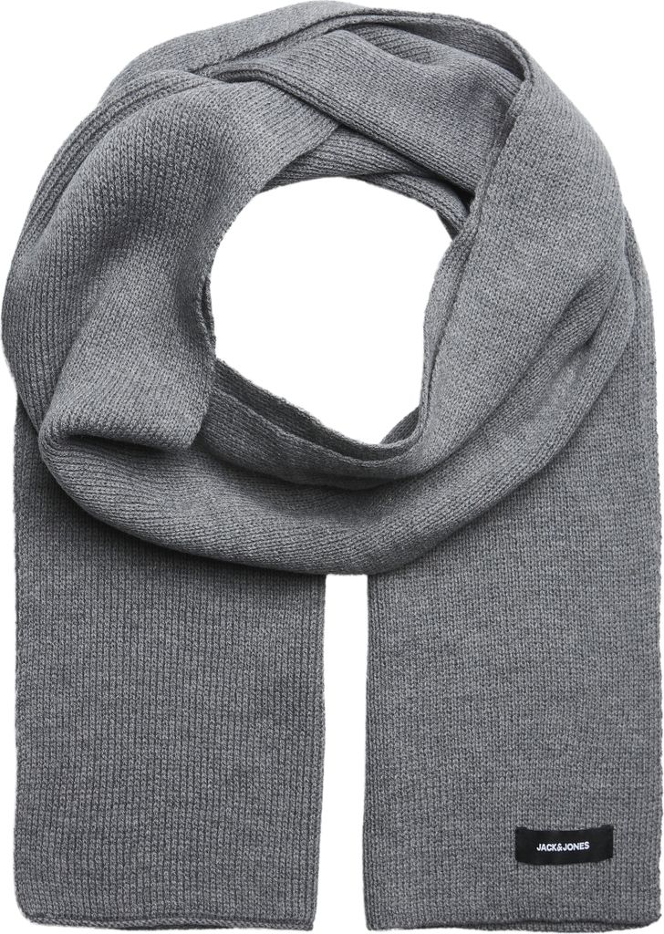 Jack & Jones Strickschal DNA, grey melange Produktbild 
