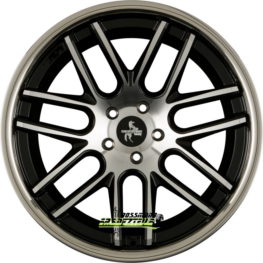 Keskin KT14 Concave black front polish steel lip 11x20 ET30 - LK5/120 ML72.6 Felge Alu