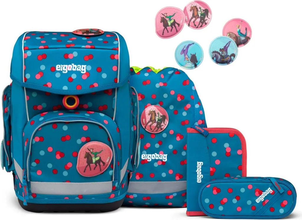 Set de cartables ergobag Cubo 5 pièces ergonomique pour l'école primaire