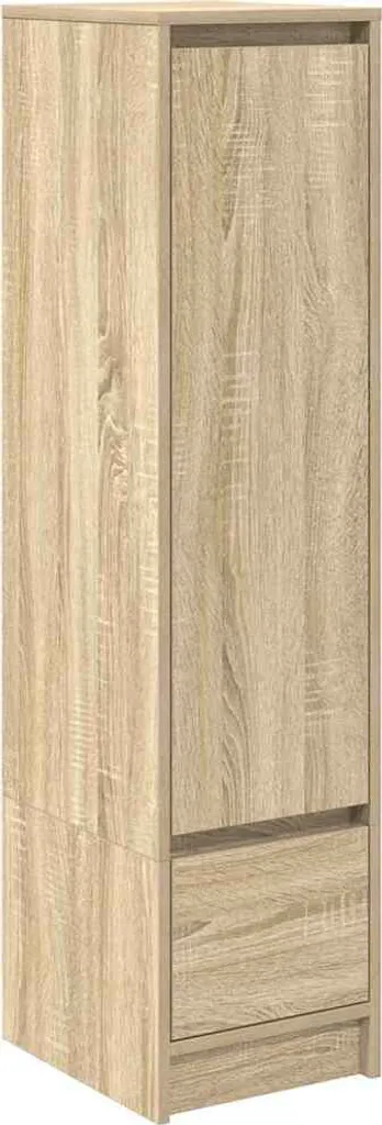 Credenza Salvaspazio Rovere Sonoma 29,5x34x119,5 cm Legno