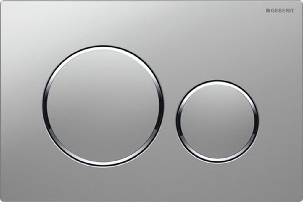 GEBERIT SIGMA20 Betätigungsplatte für 2-Mengen-Spülung, Chrom matt