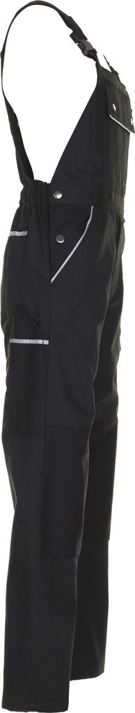 Planam  Canvas 320 Latzhose schwarz/schwarz Gr. 54, 2134054 Produktbild 