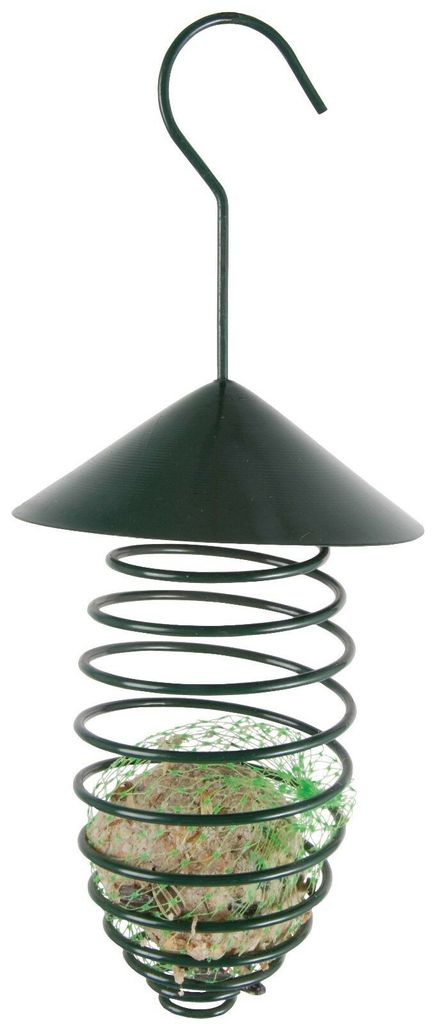 Esschert Design Futterfeder mit Dach dkl. grün; FB122 Produktbild 