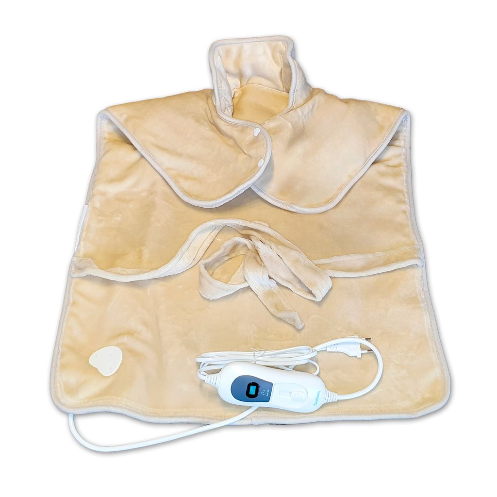 GESBERG Heizkissen Nacken Schulter Rücken | 3 Temperaturstufen | 100 W