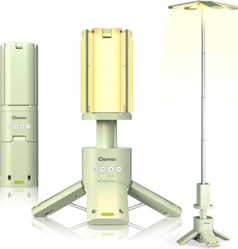 Teleskope wiederaufladbare Campinglampe, 14000 mAh -LED -Laterne, 6000 LM, IPX5 wasserdicht, tragbare Magnetlampe Dimmbare Modi Camping, Konstruktion