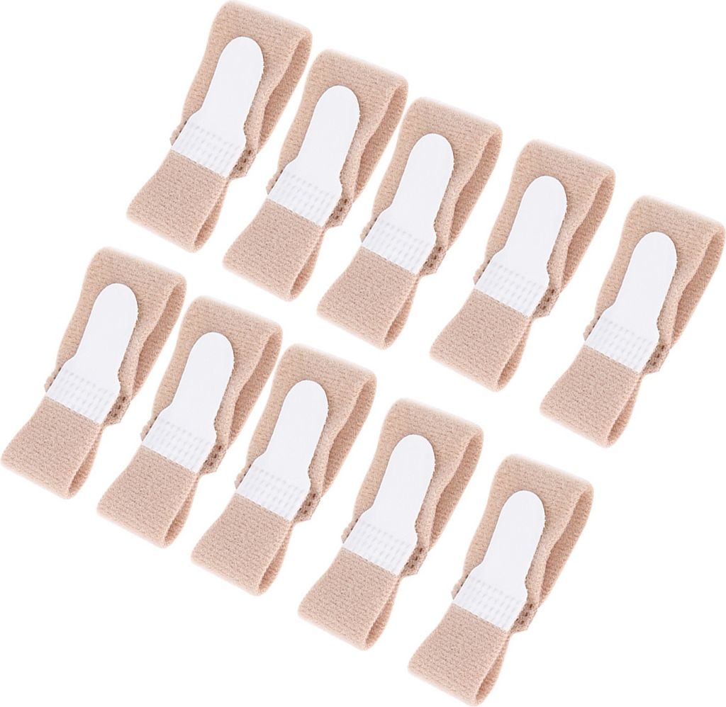 10 Stück Hallux-valgus-Korrektoren, Daumen-Zehenspreizer, Ballenkorrektur-Orthesen