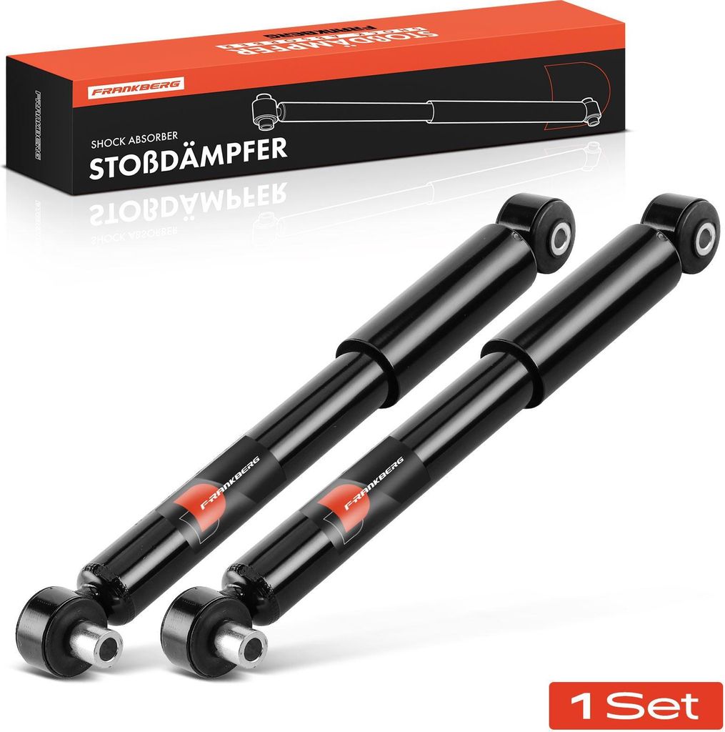 Frankberg 2x Stoßdämpfer Hinterachse für Ford Fiesta Kasten F3L F5L J3 J5 JV 1.3L 1.8L 1.4L 1991-2003