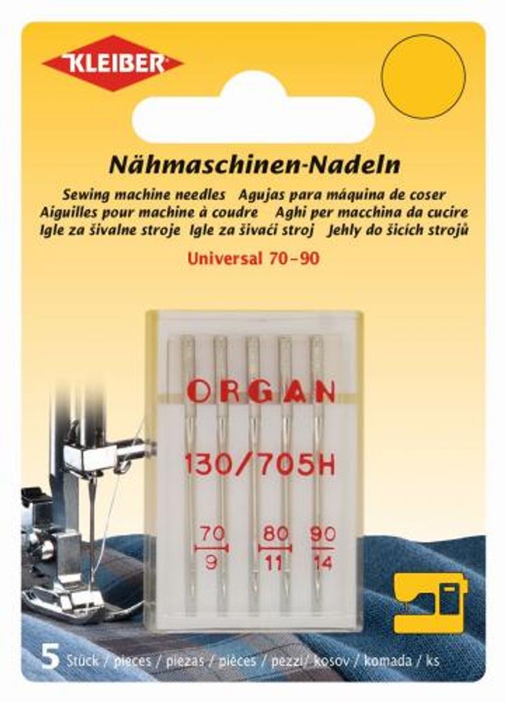 KLEIBER Nähmaschinen-Nadel-Set "Universal" 5-teilig