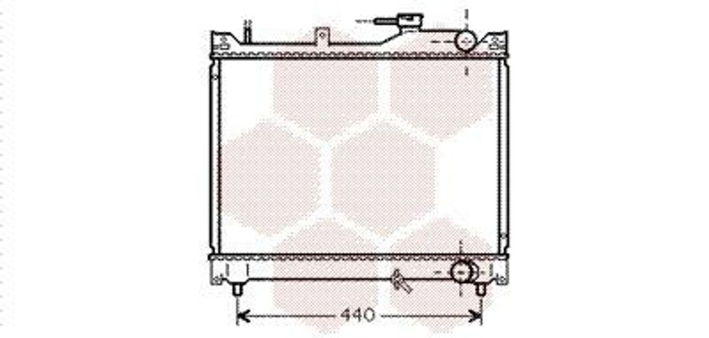 VAN WEZEL 52002079 Kühler Wasserkühler Motorkühler für SUZUKI Grand Vitara I SUV (FT, HT)