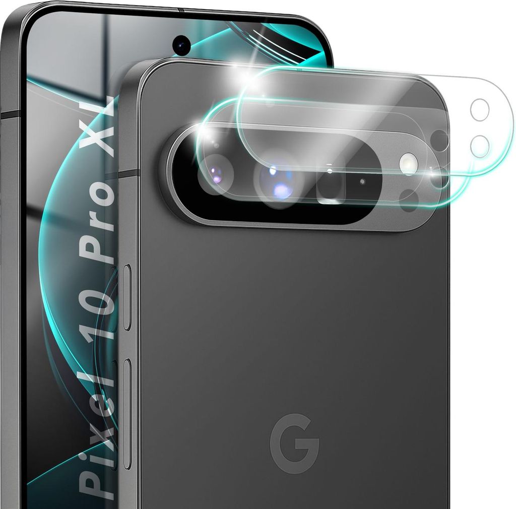 Kamera Glas "Focus.X2 MAX" für Google Pixel 10 Pro XL - 2x Schutzglas 9H / Ultra Klar / Anti-Reflex / Fotoecht / für Hüllen - Transparent